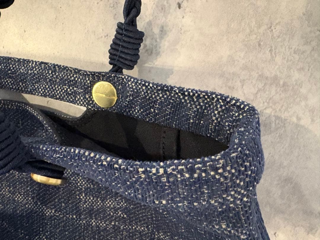 MANIUNO[マニウノ]バッグ　ネイビー　トートバッグM