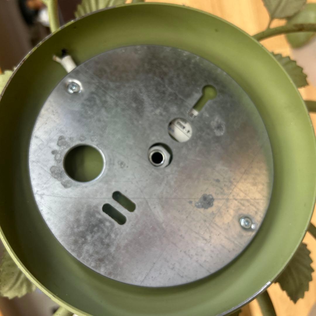 コイズミ　イルムシャンデリア5灯 フラワーガラスシェード