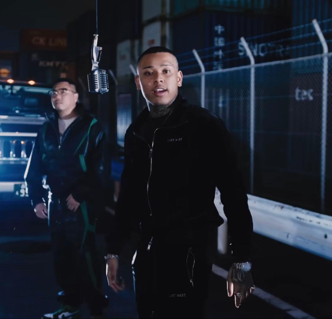 LAST NEST ブラック ベロアジャケット L badhop