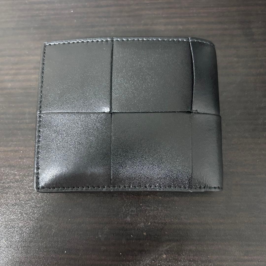 BOTTEGA VENETA 二つ折り財布　ケース付き ブラック