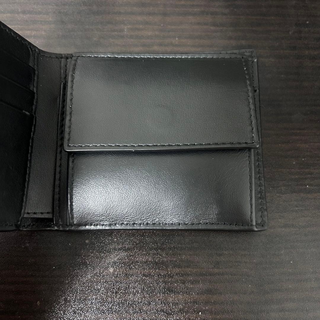 BOTTEGA VENETA 二つ折り財布　ケース付き ブラック