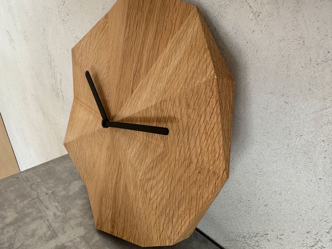 DELTA CLOCK デルタクロック オーク 黒針 LAWA DESIGN