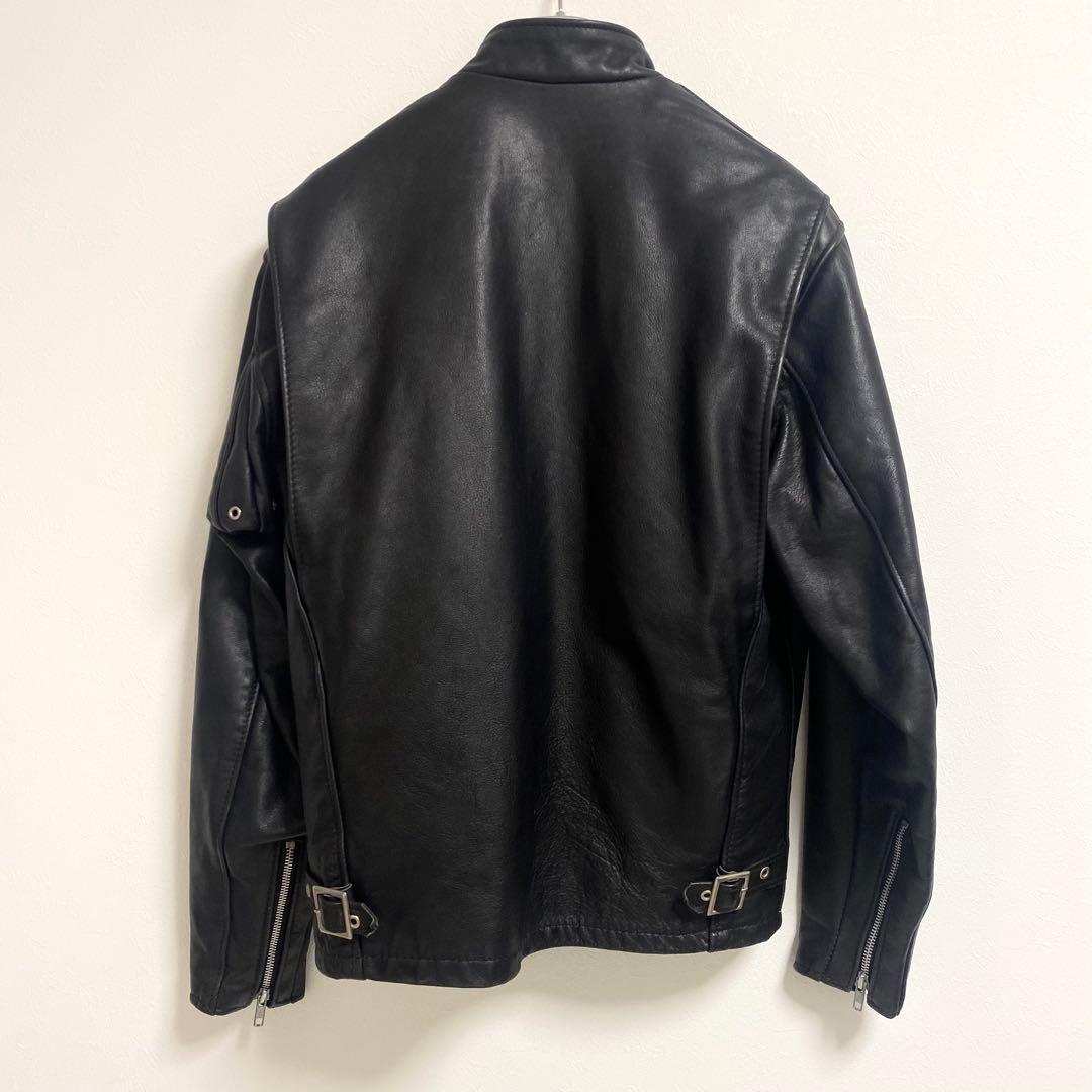 【美品即完売】schott usa製 ライナー付 レザージャケット ブラック