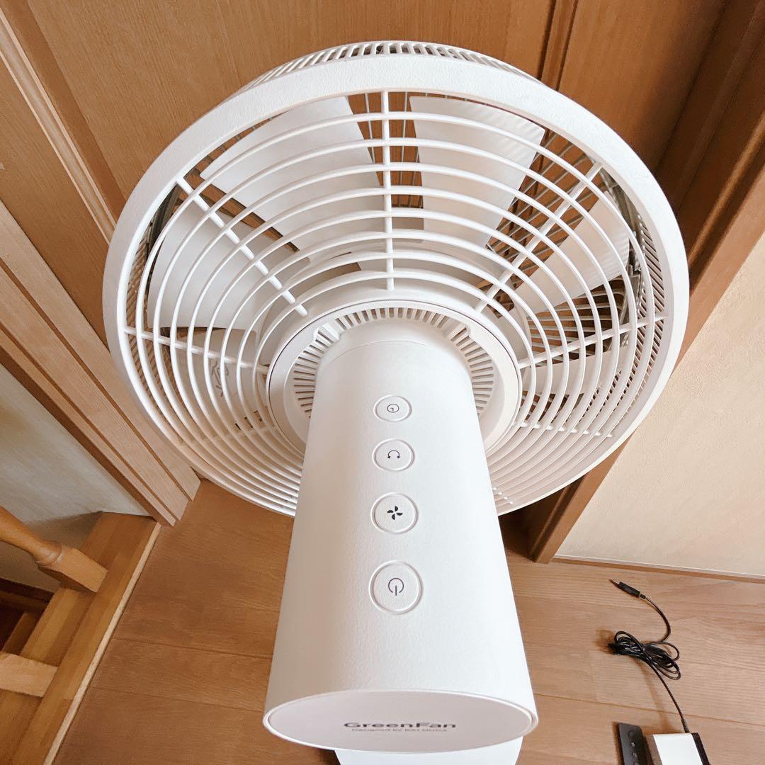美品 バルミューダ扇風機 GreenFan2021年製 EGF-1700-WG