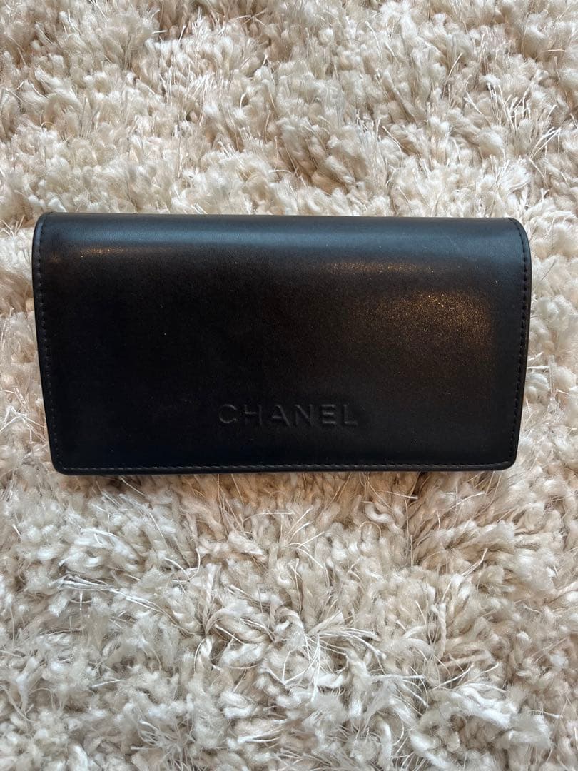 CHANEL サイドロゴブラックサングラス　5440-A/c.888/S8