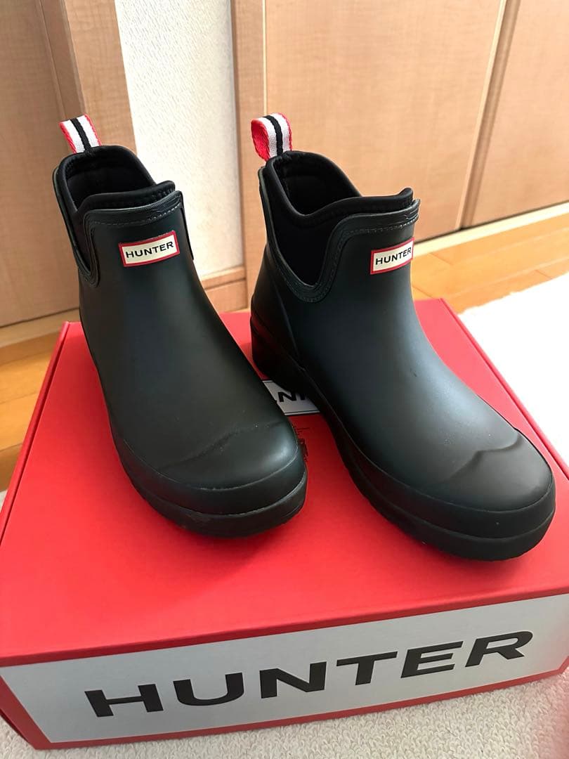 ハンター　レインブーツ　グリーン
