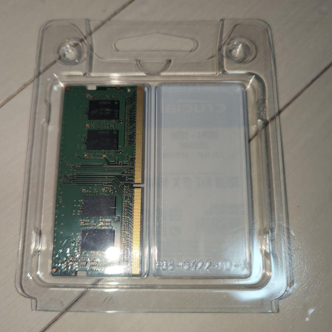 crucial DDR4-3200 SODIMM 16GB (1枚x 16GB)