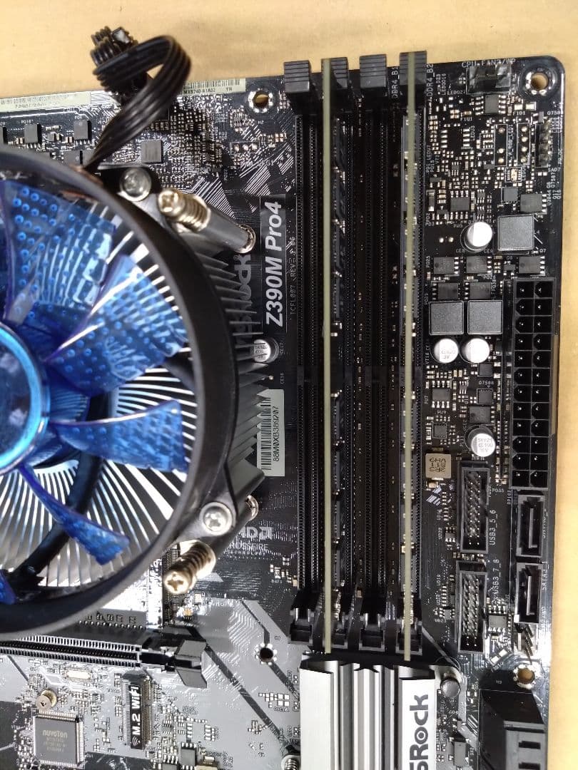 ASRock Z390M Pro4 + Corei7 8700 +メモリ16GB