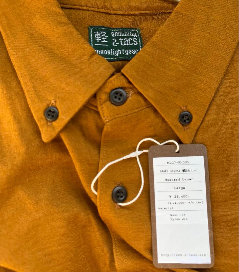 【新品未使用】BAA#1 shirts 軽Edition サイズLarge