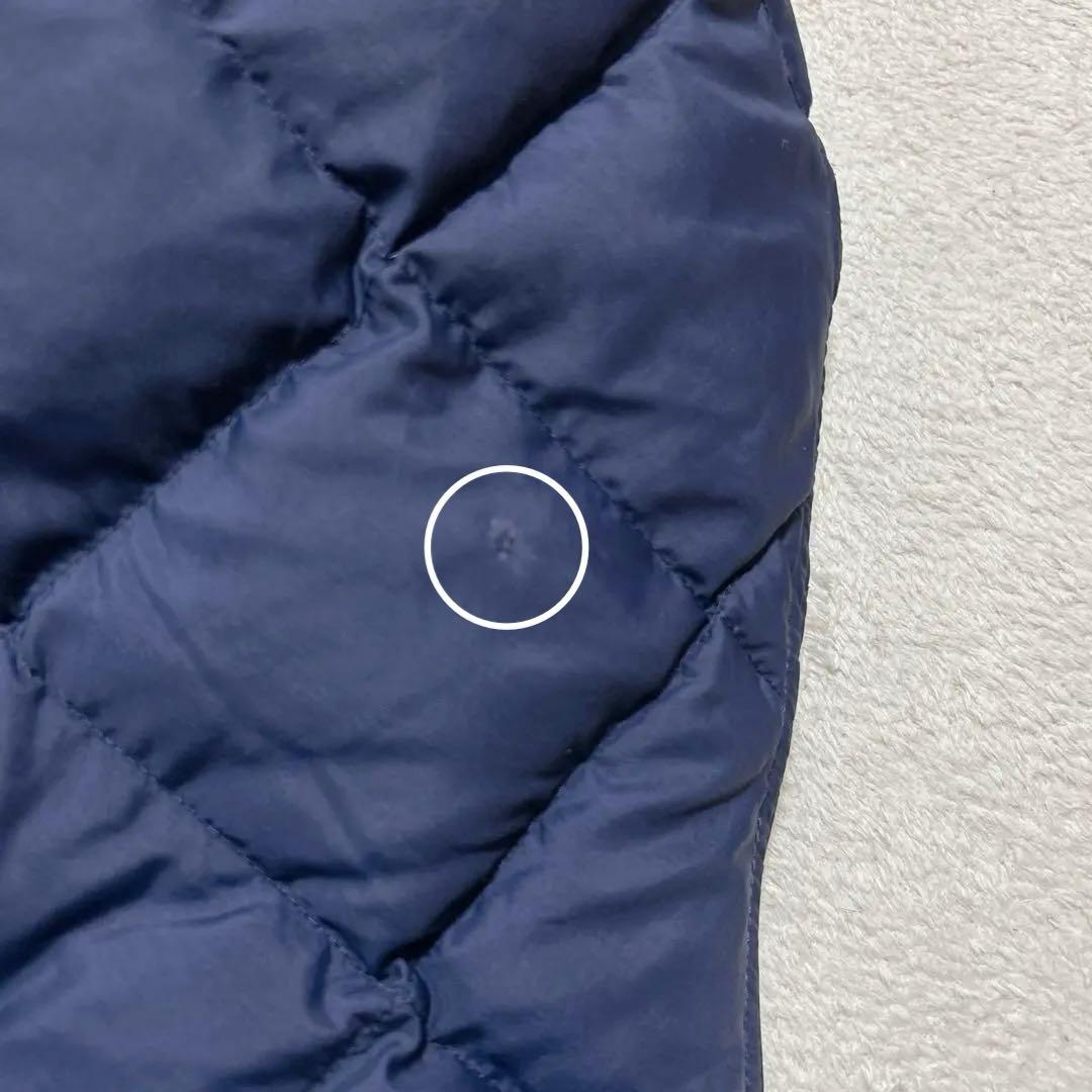 美品 mont-bell リバーシブル ダウンジャケット グリーン　ネイビー