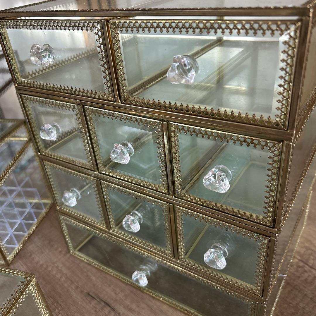 ガラス製コレクションボックスセット