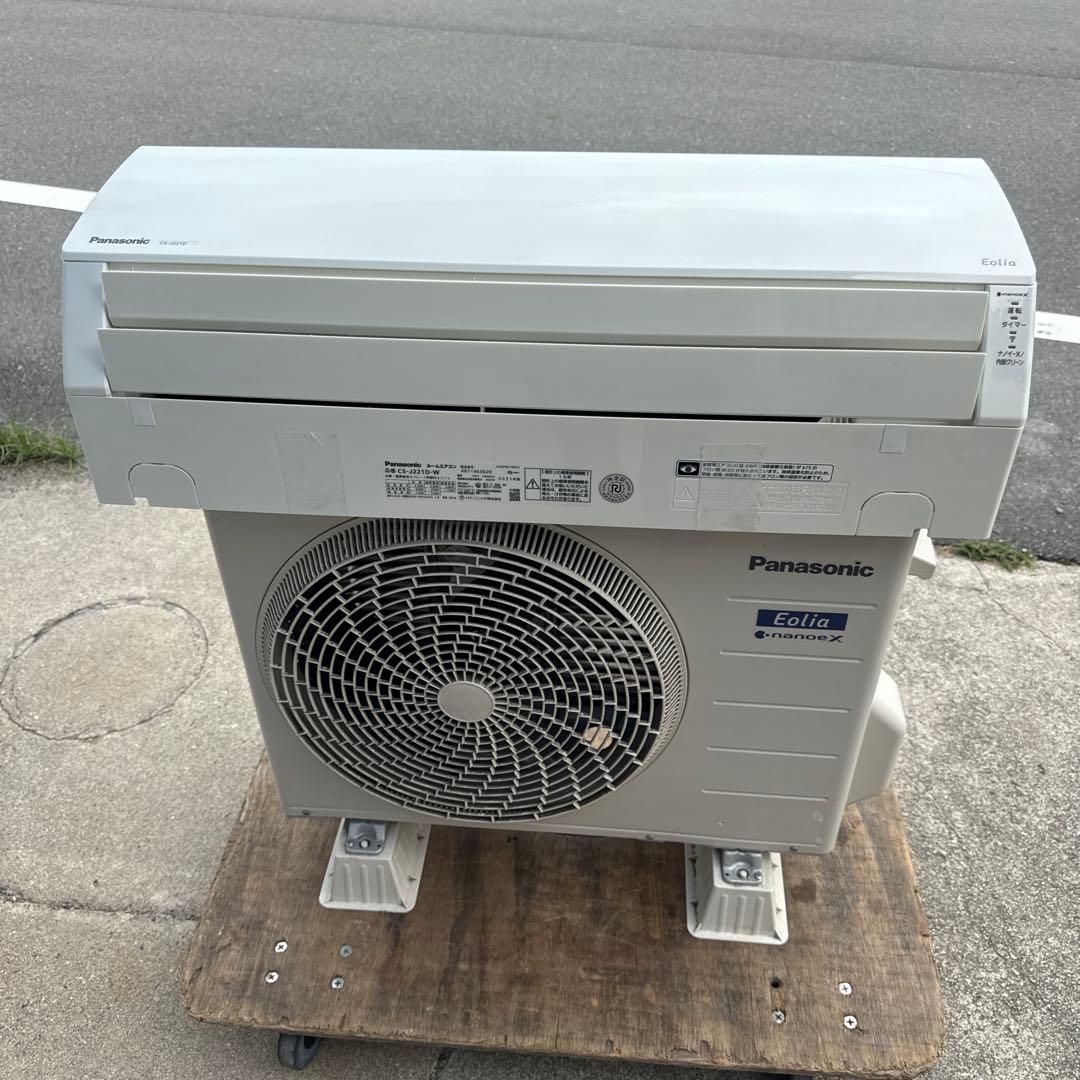 Panasonic エアコン 6畳用 2021年製 CS-J221D-W