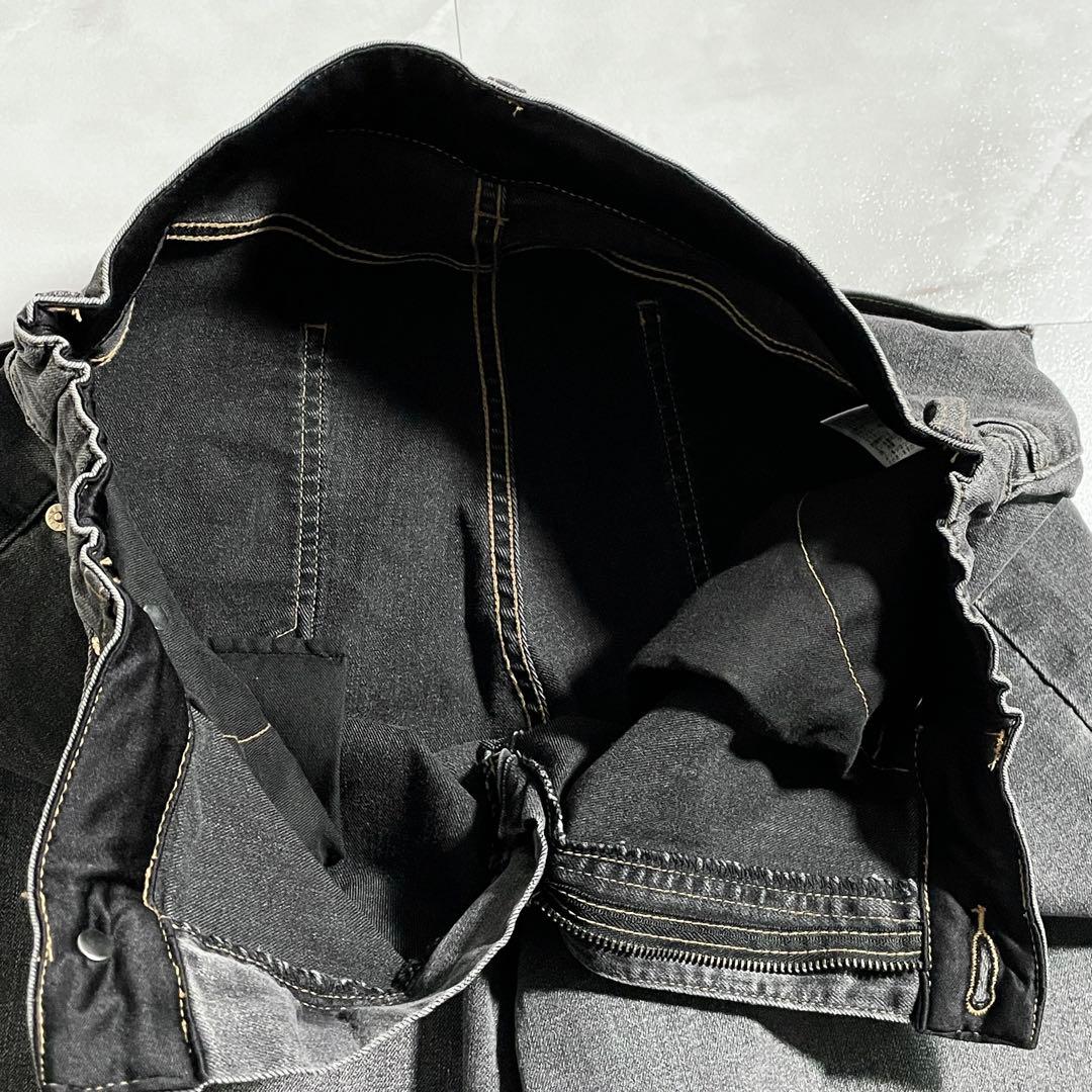 M18238 極美品　アンコキーヌ　43°N刺繍　ストレッチカーヴィーパンツ　L