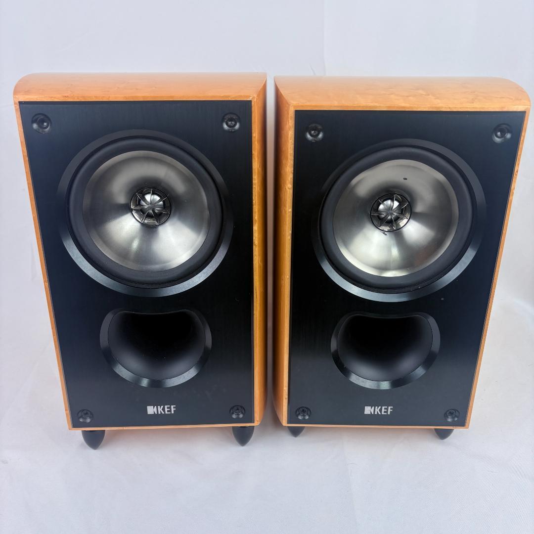 KEF XQ10 スピーカー ペア メイプル仕上げ 音出し確認済み