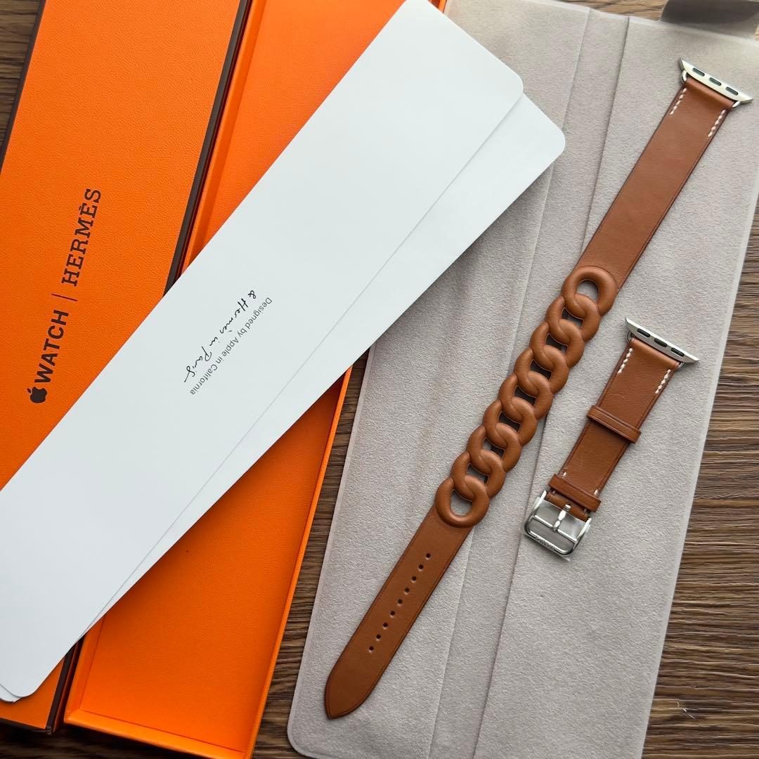 2753 プレミア未使用　Apple Watch エルメス　グルメット　二重