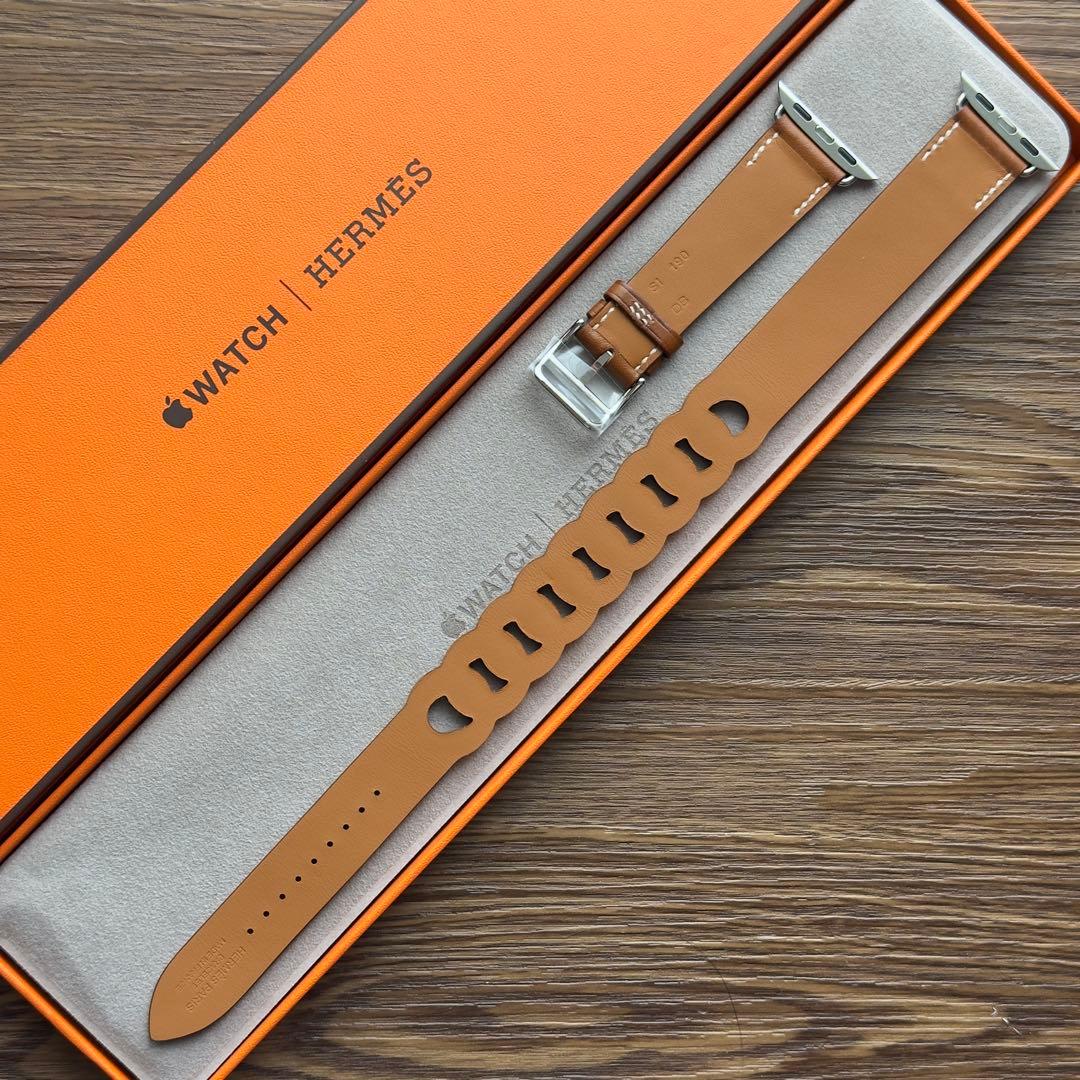 2753 プレミア未使用　Apple Watch エルメス　グルメット　二重