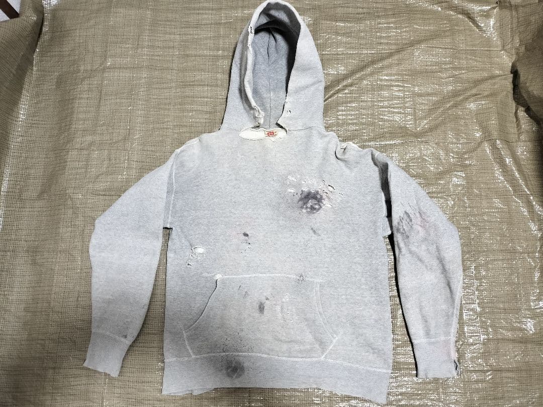 HANES ヴィンテージ ダメージ パーカー 50〜60's