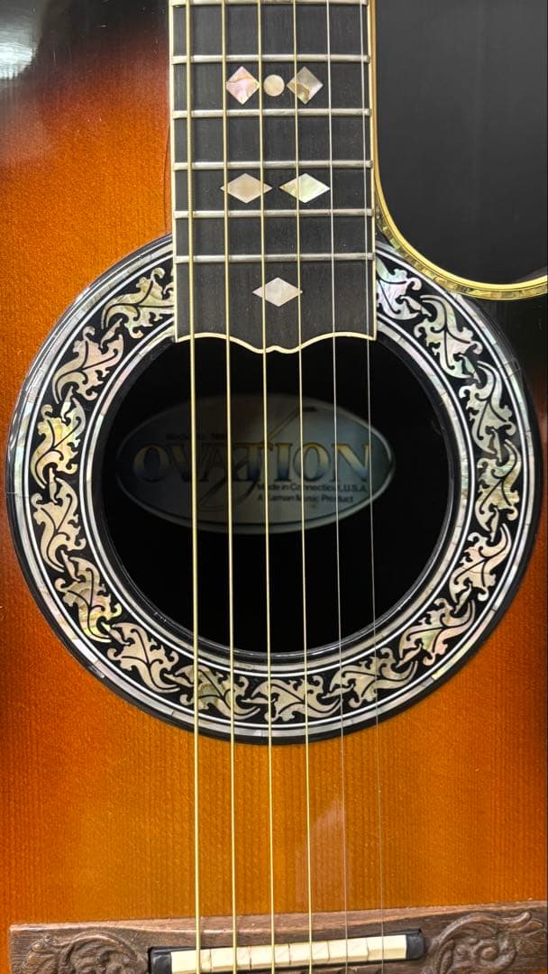 Ovation オーべーション エレアコギター モデルNo1669 現状品