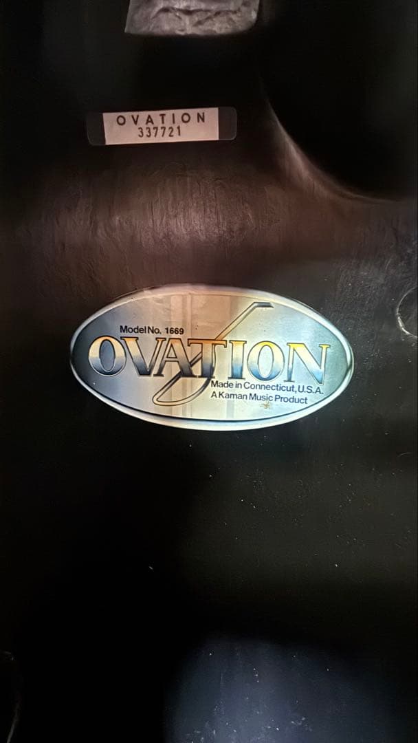 Ovation オーべーション エレアコギター モデルNo1669 現状品
