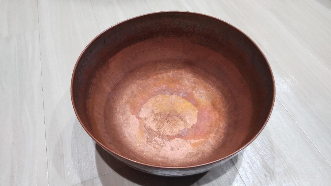 やっとこ鍋 純銅（直径30cm・高さ 13cm・重さ1.8kg）