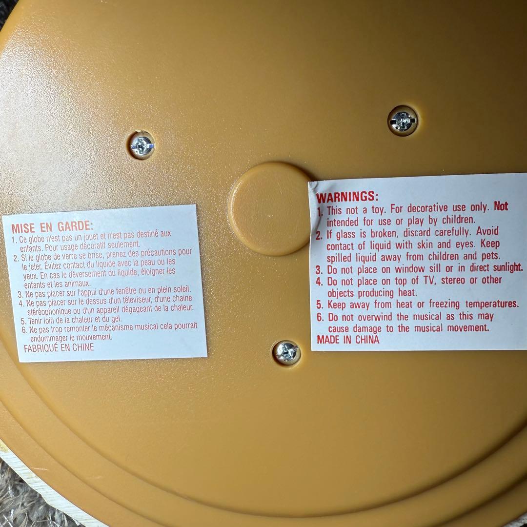 オルゴール付きスノードーム　カークランド　コストコ