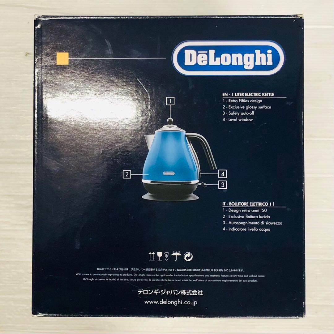★未使用品★極美品　DeLonghi KBO1200J-B デロンギ　ケトル