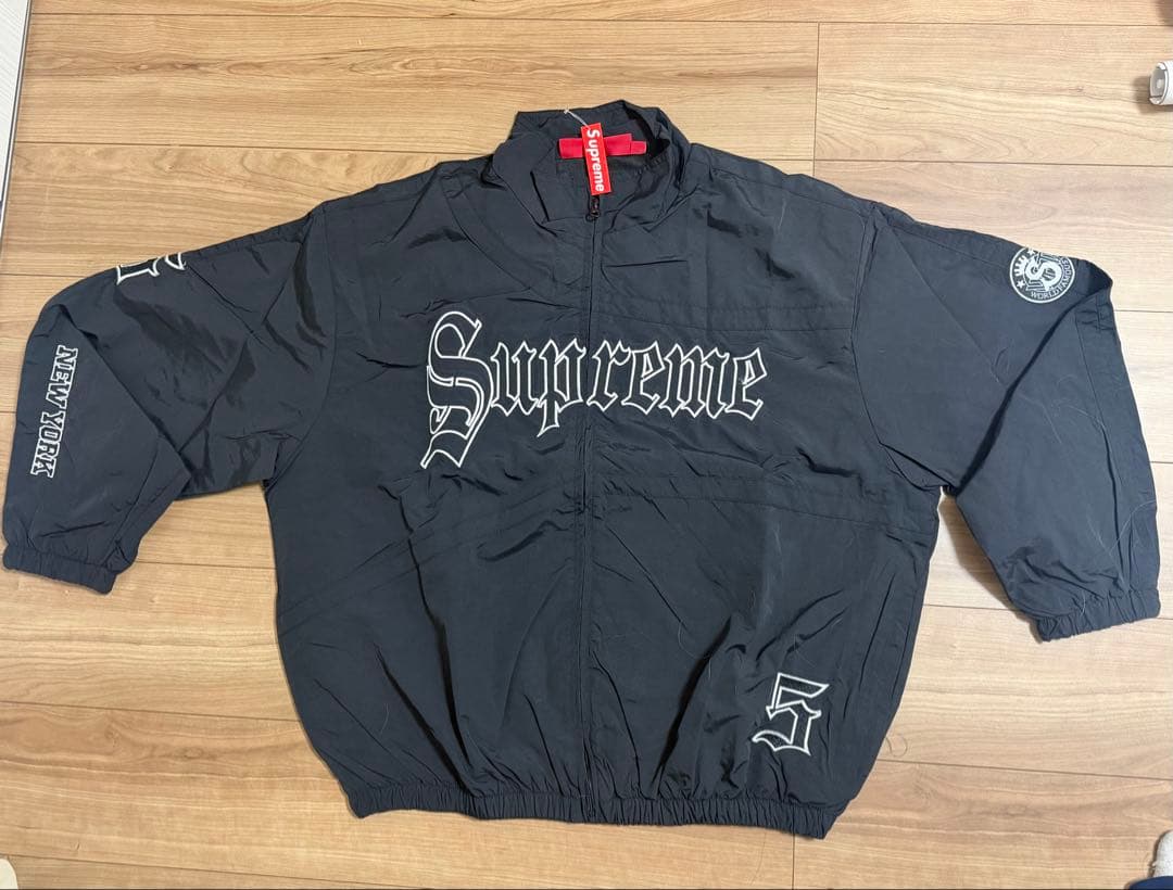 Supreme ブラック ナイロンジャケット L