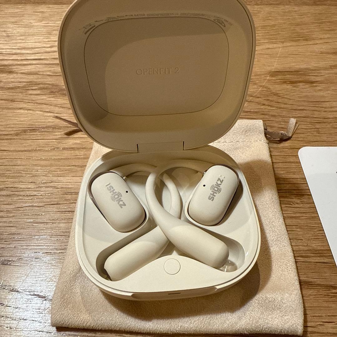 SHOKZ OPENFIT 2 ワイヤレスイヤホン
