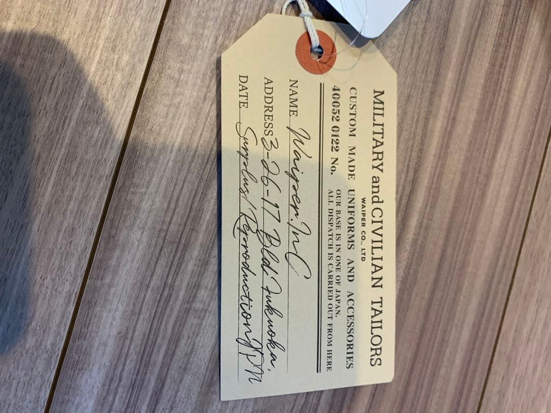 ジャケット・アウター SOUVENIR JACKET Rayon fabric WAIPER.inc