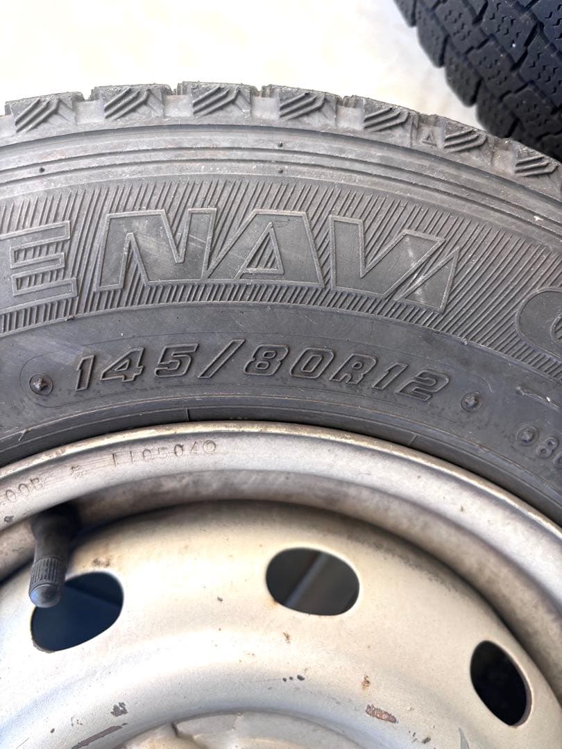 145/80r12、2本のみ／必ず 4本セットで販売（出品2と合わせて）23年
