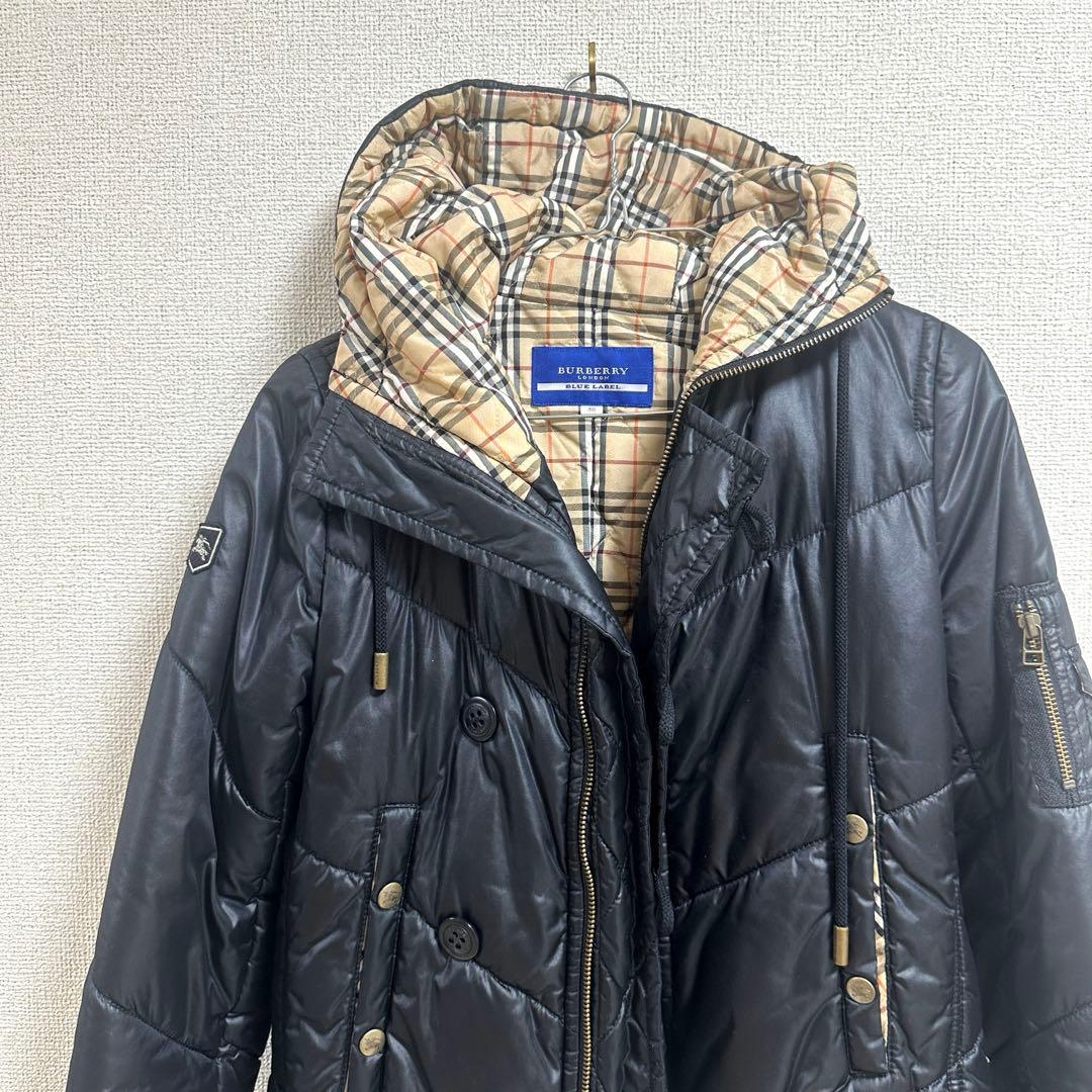 【美品】バーバリー ブルーレーベル　ダウン　レディース　38