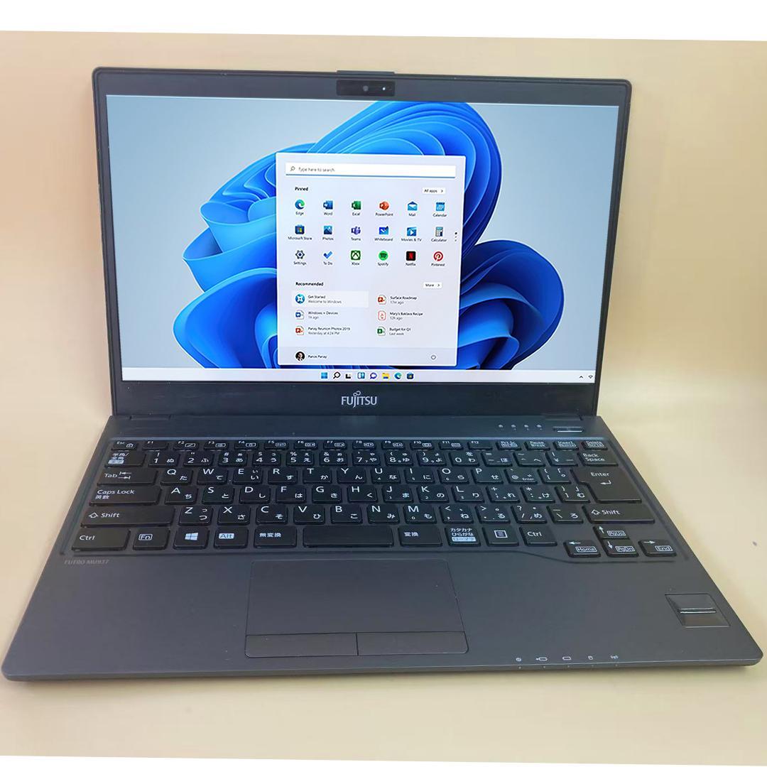富士通ノートpc U937 13.3型FHD 4GB SSD128 指紋認証