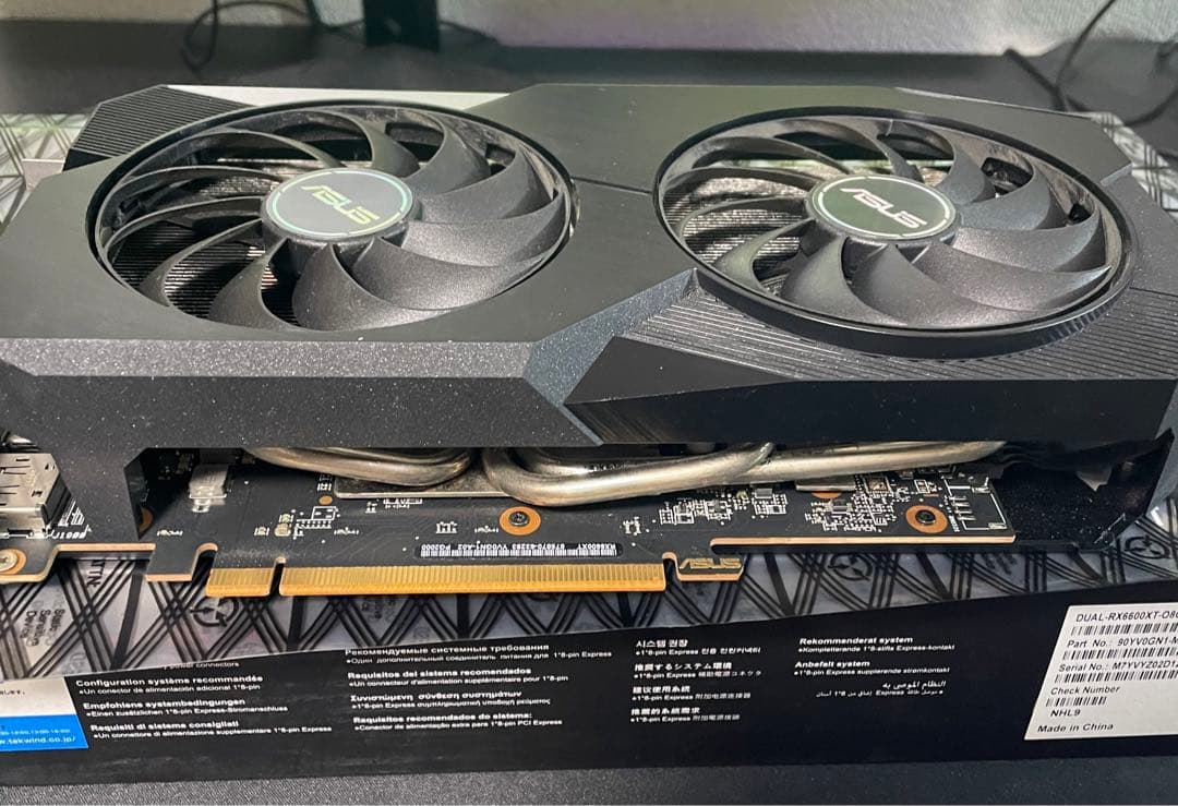 す*も様 ASUS Radeon RX 6600 XT 8GB OC