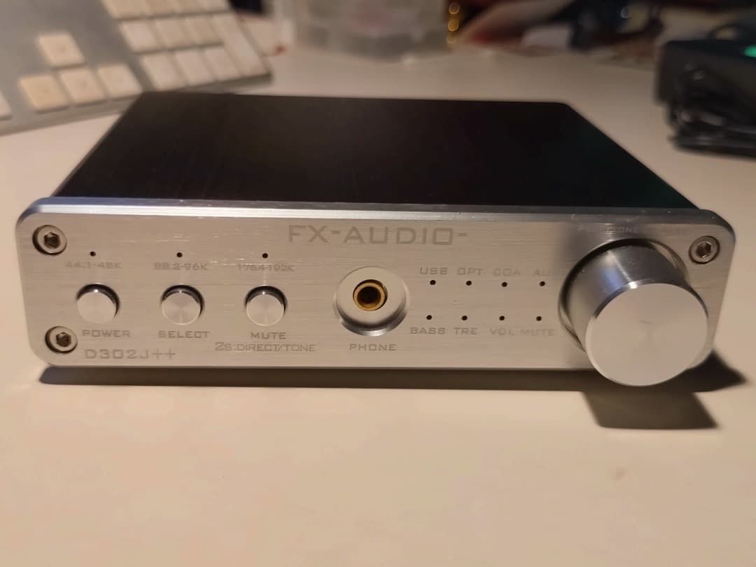 FX-AUDIO D302J++ ハイレゾ対応フルデジタルアンプ　アダプター付き