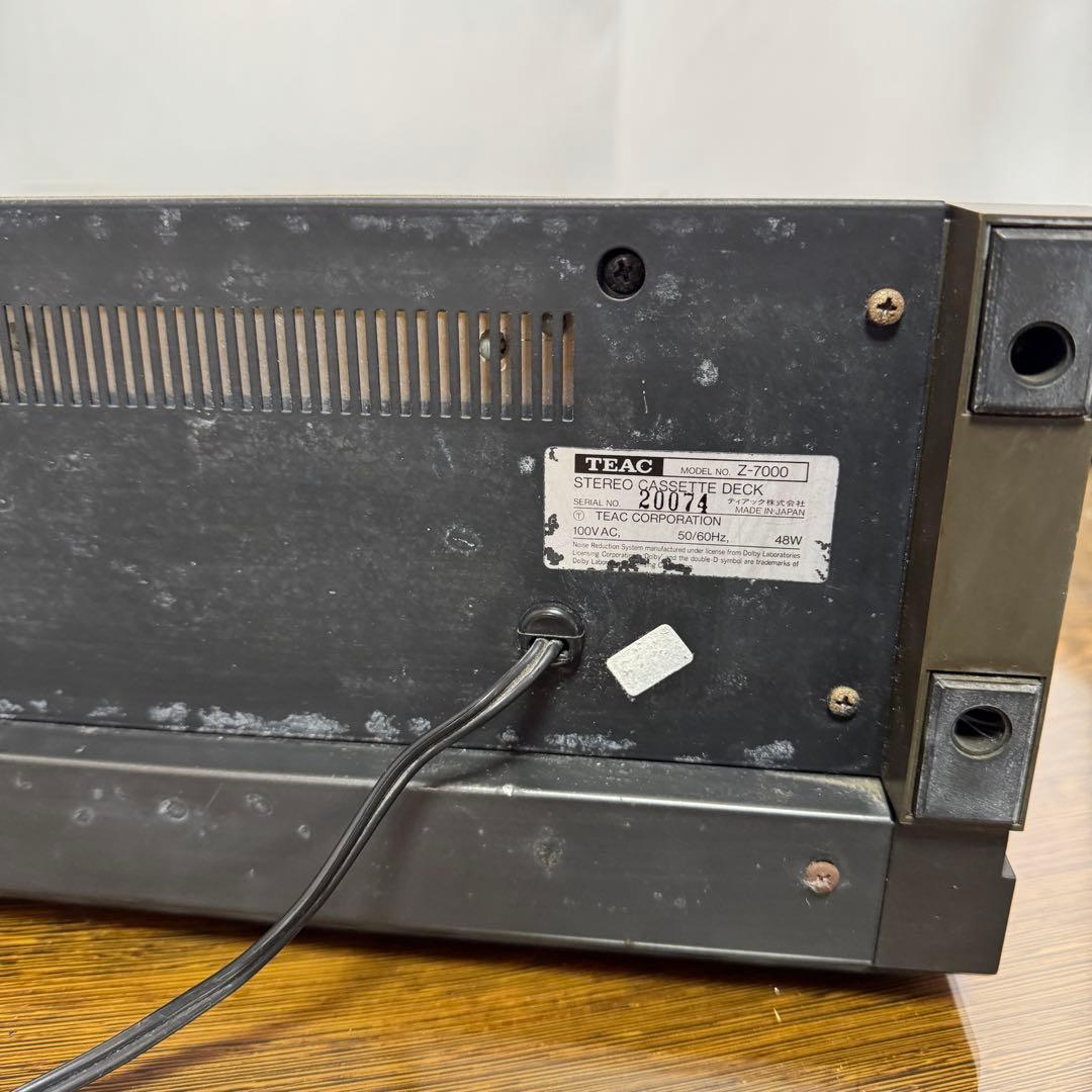 TEAC Z-7000 ステレオカセットデッキ