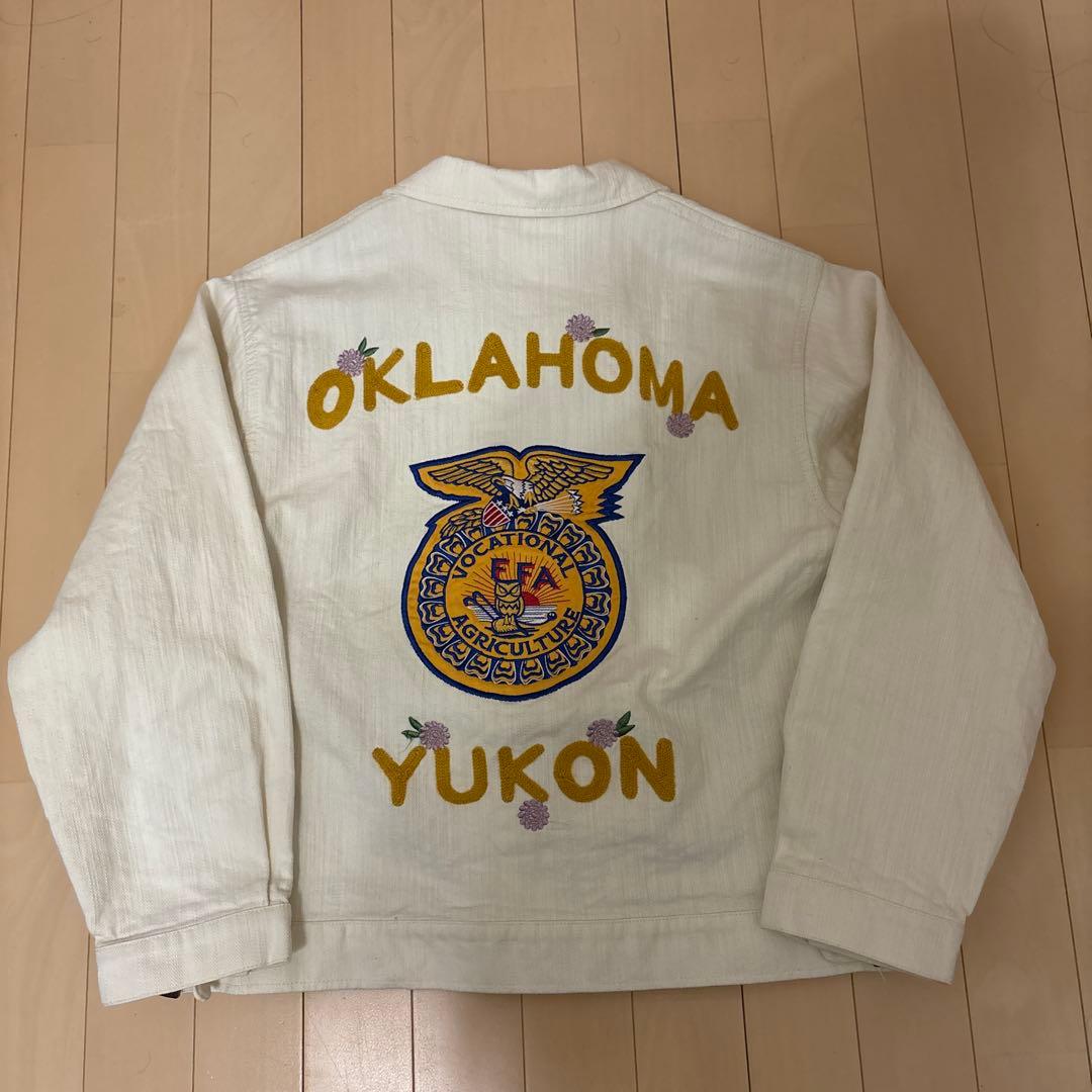 マ*い様 FFAジャケット　 オクラホマ　ホワイト　白 希少　ffa