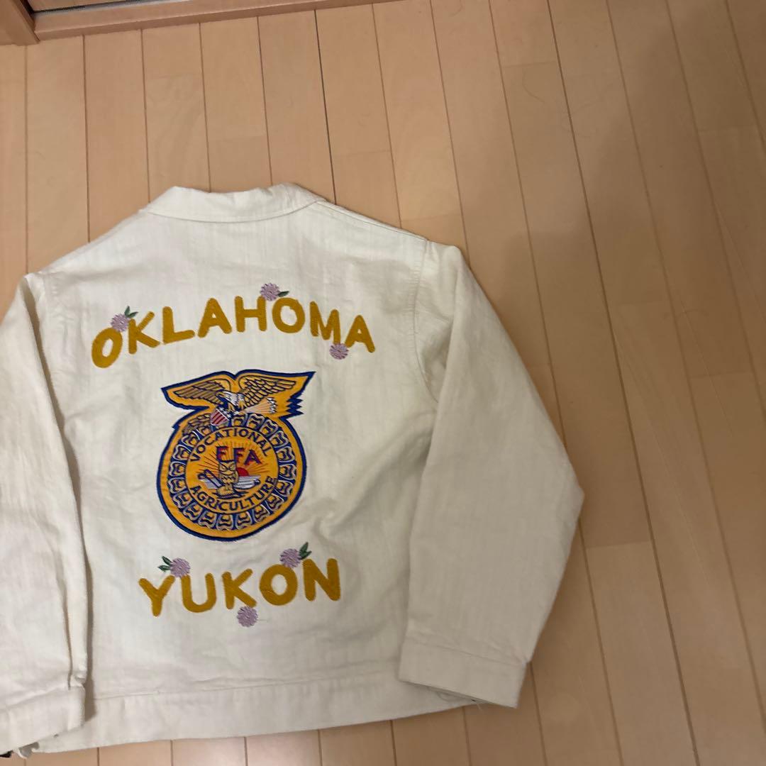 マ*い様 FFAジャケット　 オクラホマ　ホワイト　白 希少　ffa