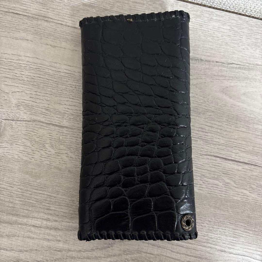 A&G 黒レザー 長財布