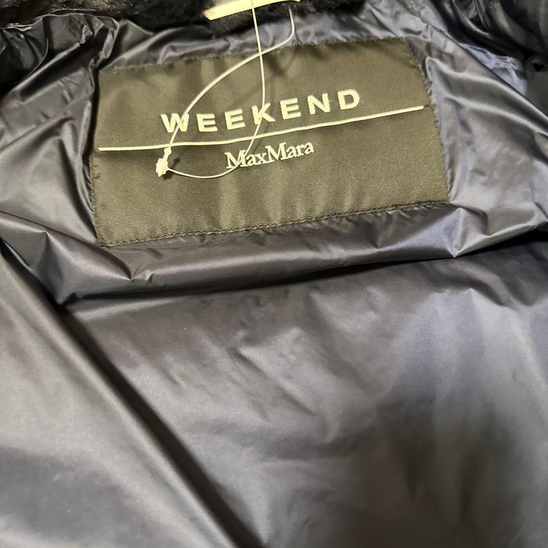 マックスマーラ　ウィークエンド　ネイビー ダウンコート