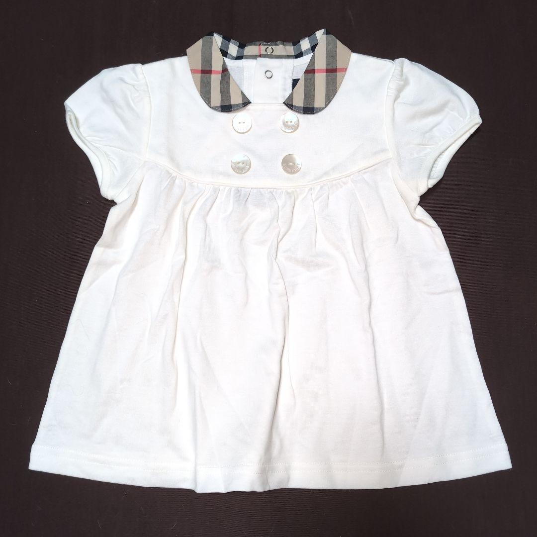 【新品】90★バーバリー★パフ袖！ノバチェック襟！チュニックワンピース★