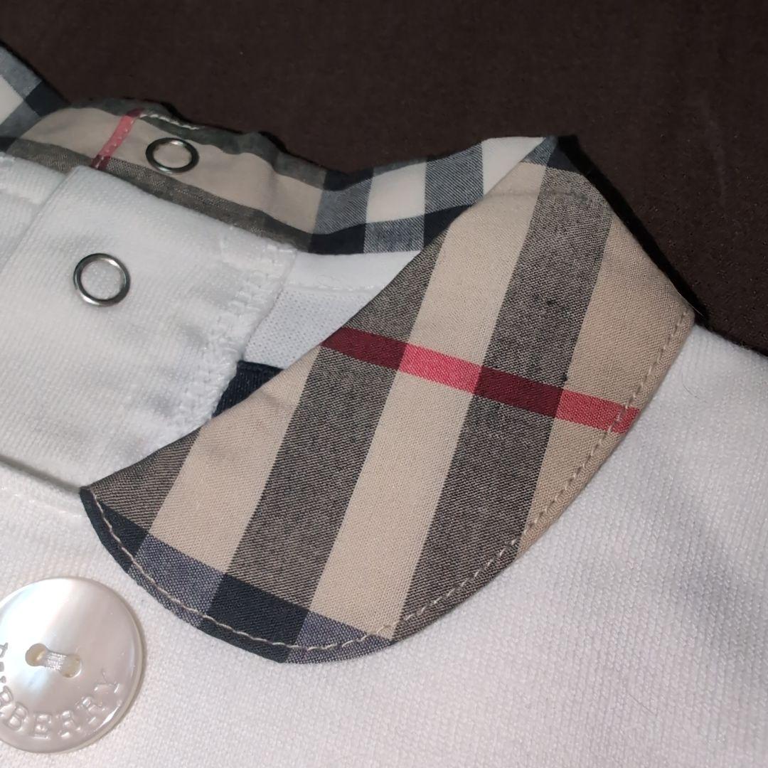 【新品】90★バーバリー★パフ袖！ノバチェック襟！チュニックワンピース★