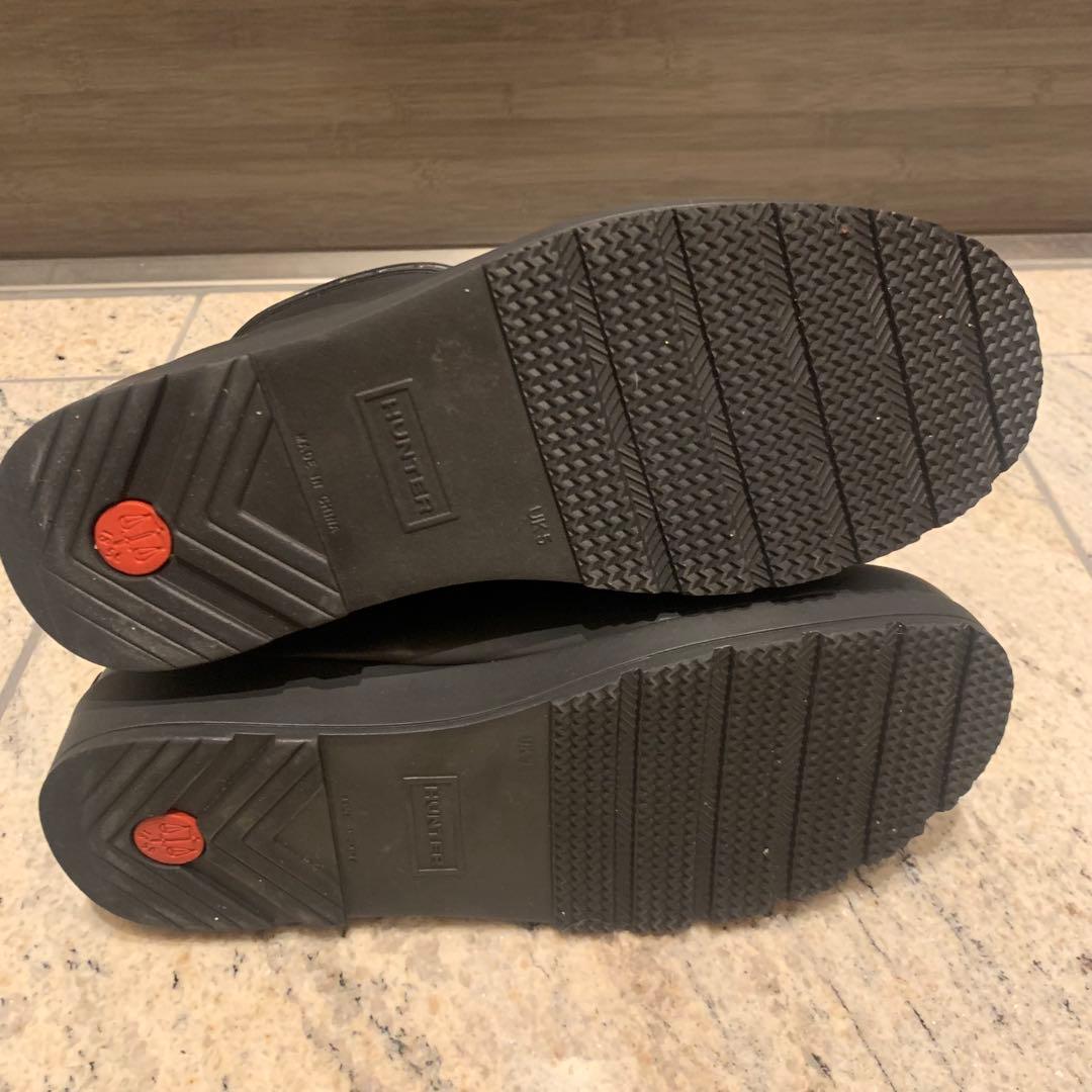 Hunter ハンタープレイショートブーツ ブラック　　24cm