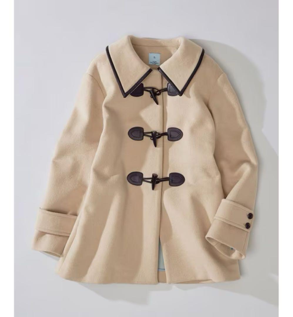 新品　未使用　タグ付き　組曲　バイカラー　ダッフルコート　2サイズ