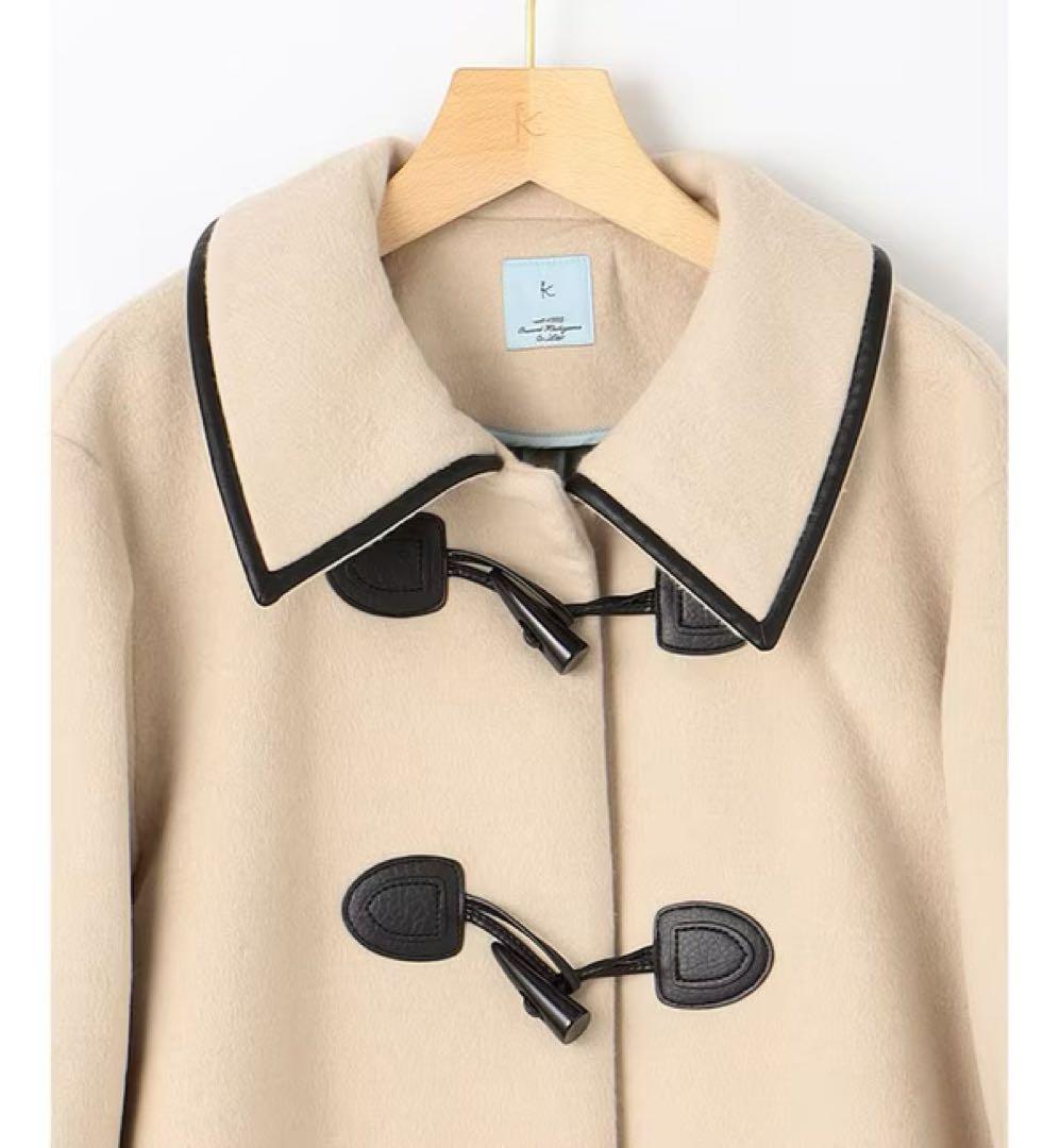 新品　未使用　タグ付き　組曲　バイカラー　ダッフルコート　2サイズ