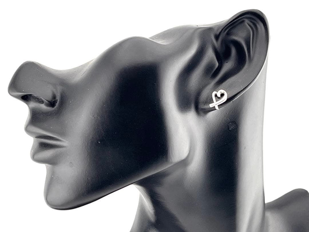 c985 美品　ティファニー　ラビングハート　ピアス　パロマピカソ　925