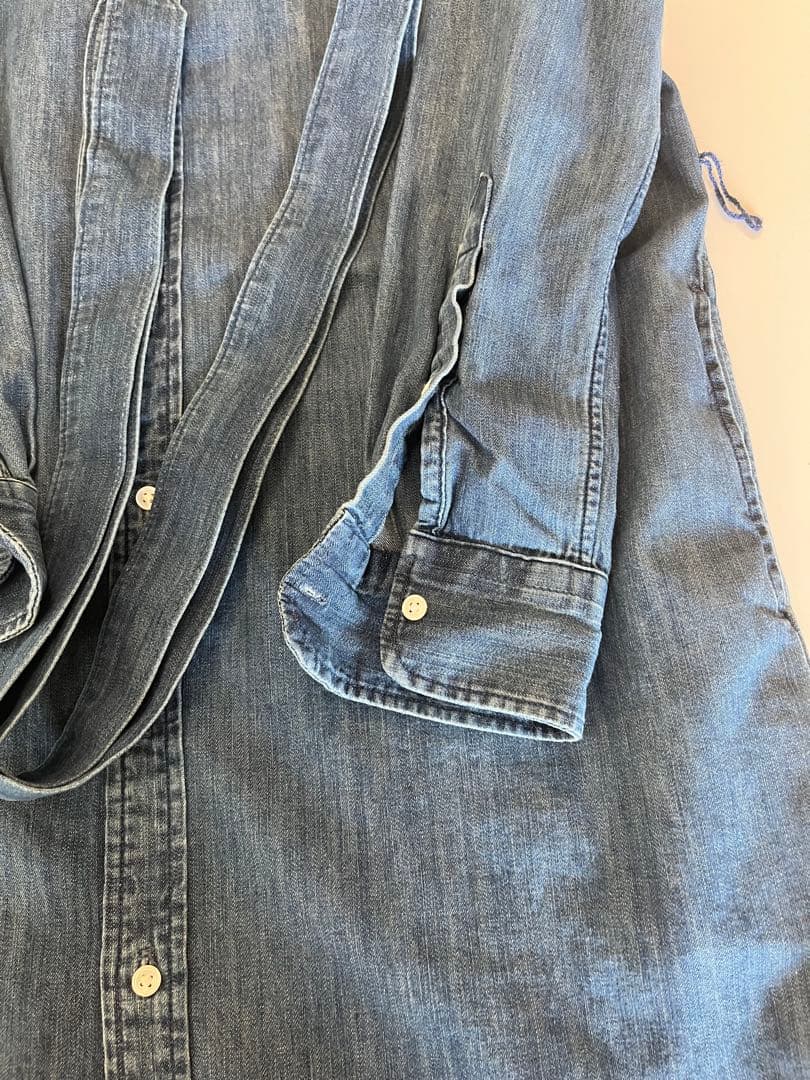 Ralph Lauren デニムロングシャツ 長袖（ワンピース）155/84A