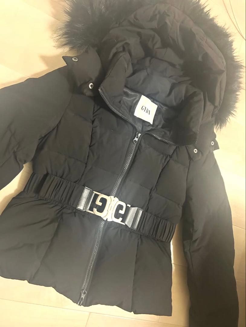 GYDA ベルト付きショートダウンコート