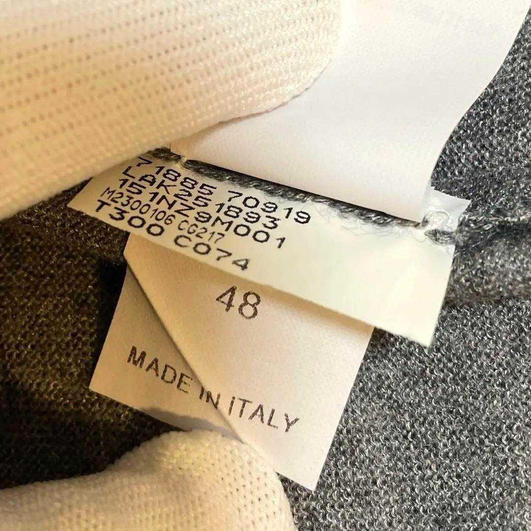 ①ブルネロクチネリ カシミヤシルク ダブルジップカーディガン ドライバーズニット