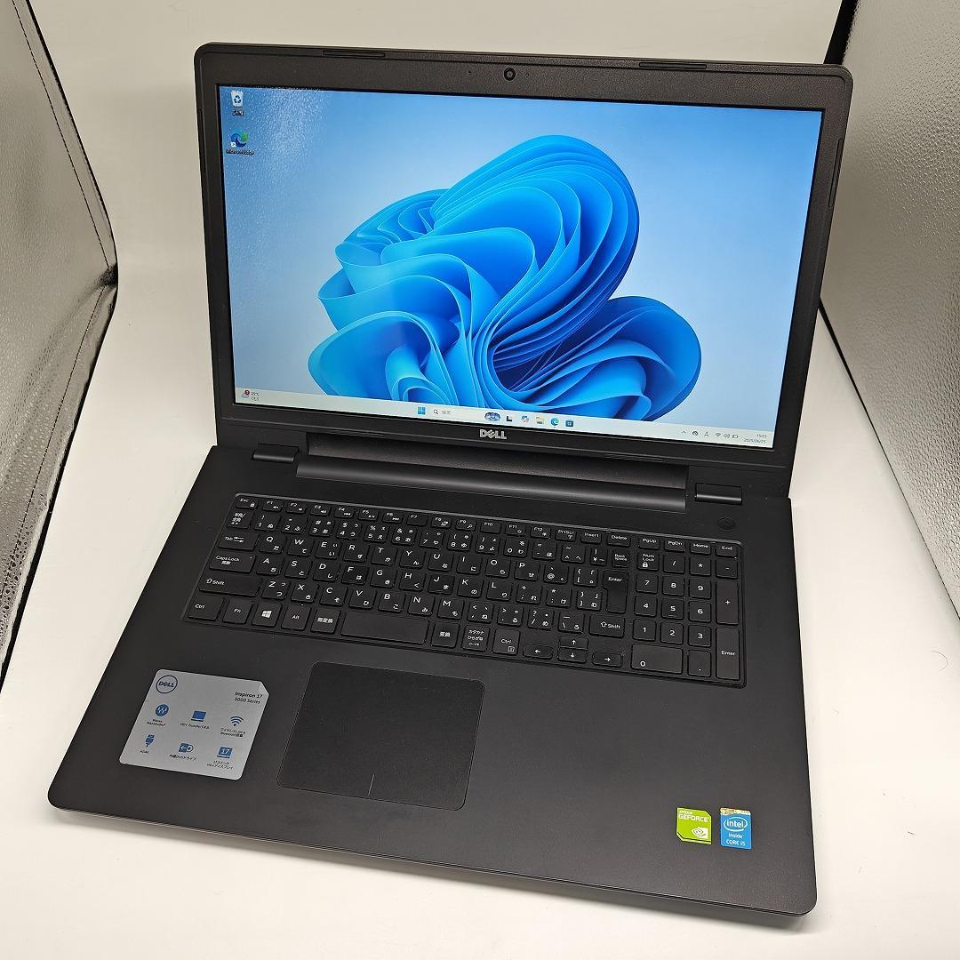 【DELL】爆速i7 新品SSD256GB 8GB グラボ搭載 ノートPC