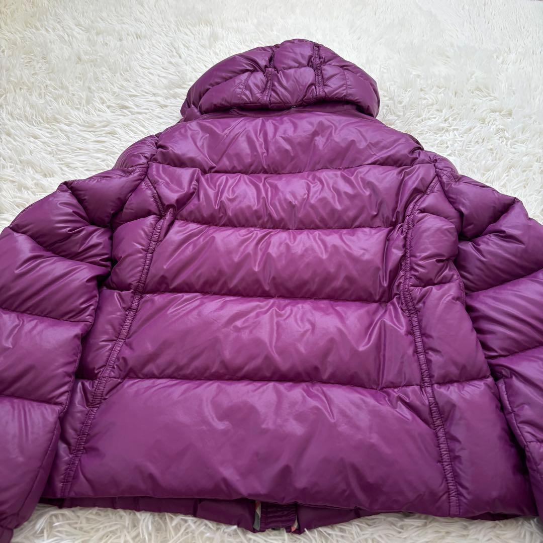 バーバリーロンドン ノバチェック ダウンジャケット レディース40 L パープル